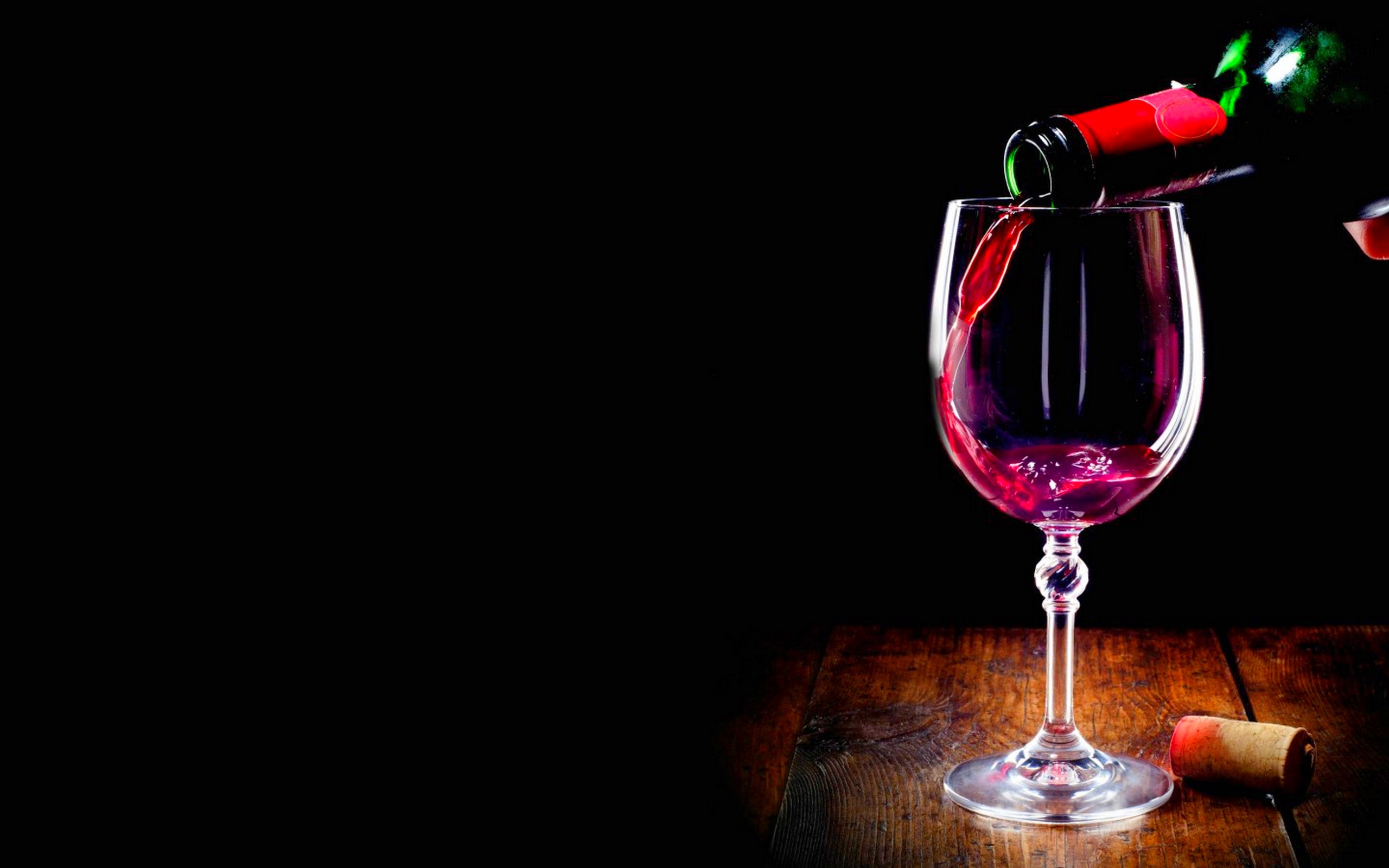 Glass Of Red Wine Wide Desktop Background Working for Health